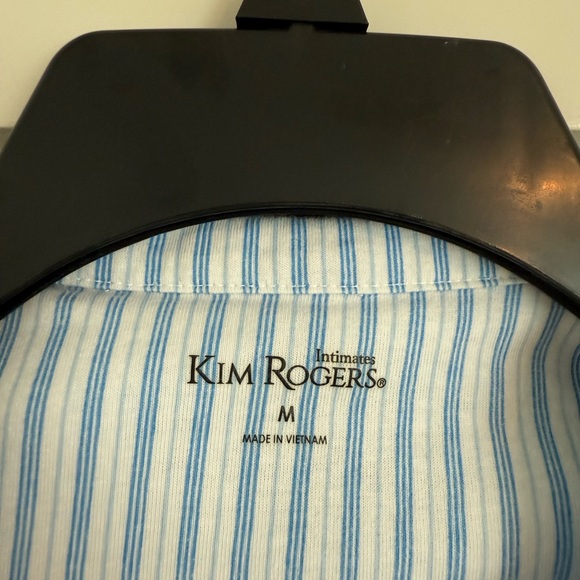 Kim Rogers Light Blue Striped Shirt - Picture 2 of 4